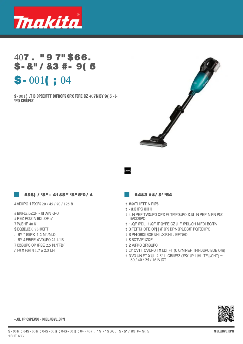 Image de la première page du manuel de l'appareil CL001GZ04