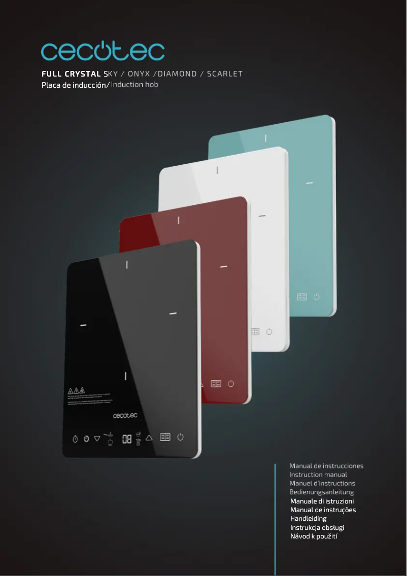 Page 1 de la notice Manuel utilisateur Cecotec Full Crystal Scarlet