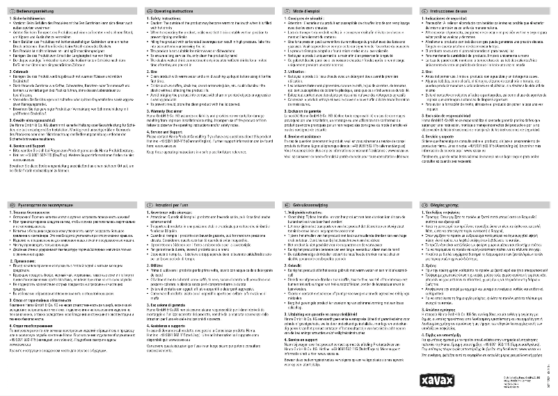 Page 1 de la notice Manuel utilisateur Xavax Travel