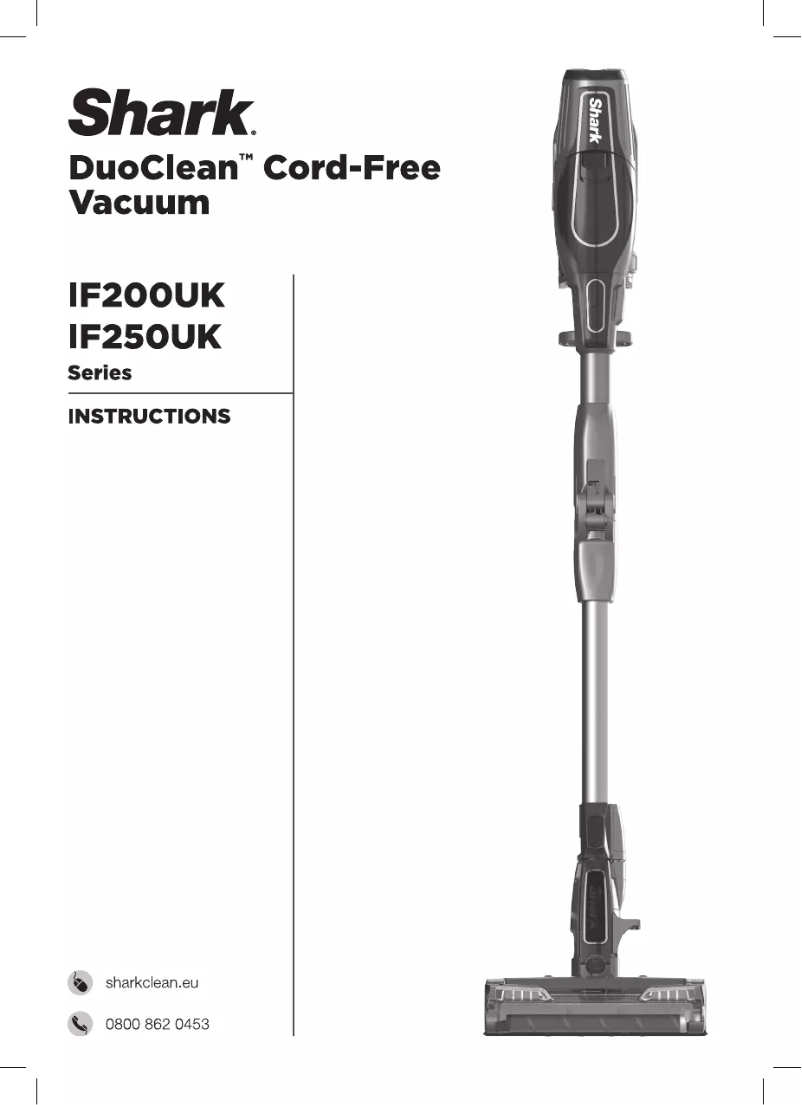 Page 1 de la notice Manuel utilisateur Shark IF 250EU