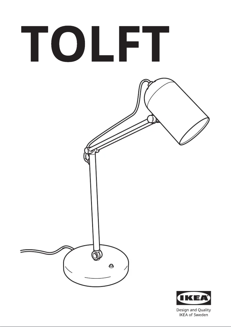 Image de la première page du manuel de l'appareil TOLFT 804.829.62