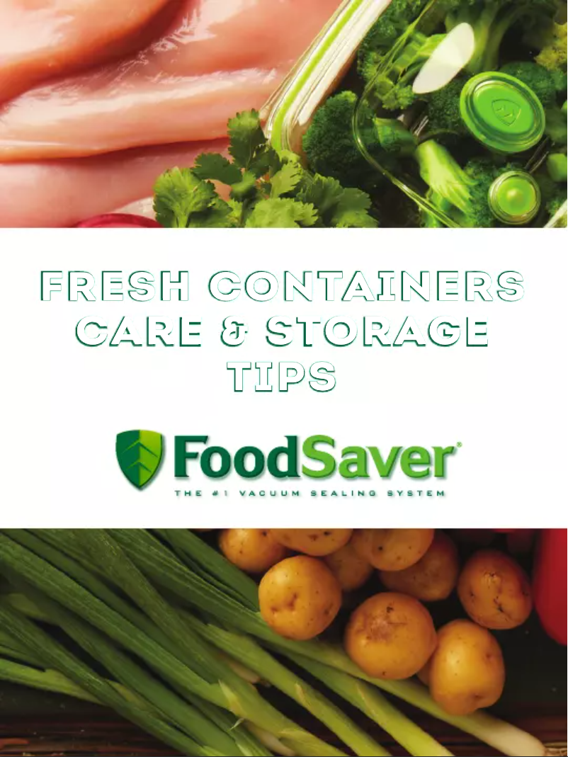 Page n°1 - Manuel utilisateur FoodSaver FFC010X-01