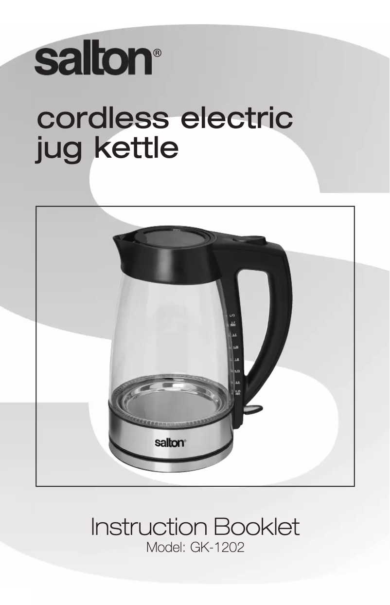 Página 1 del manual Manual de usuario Salton GK1202