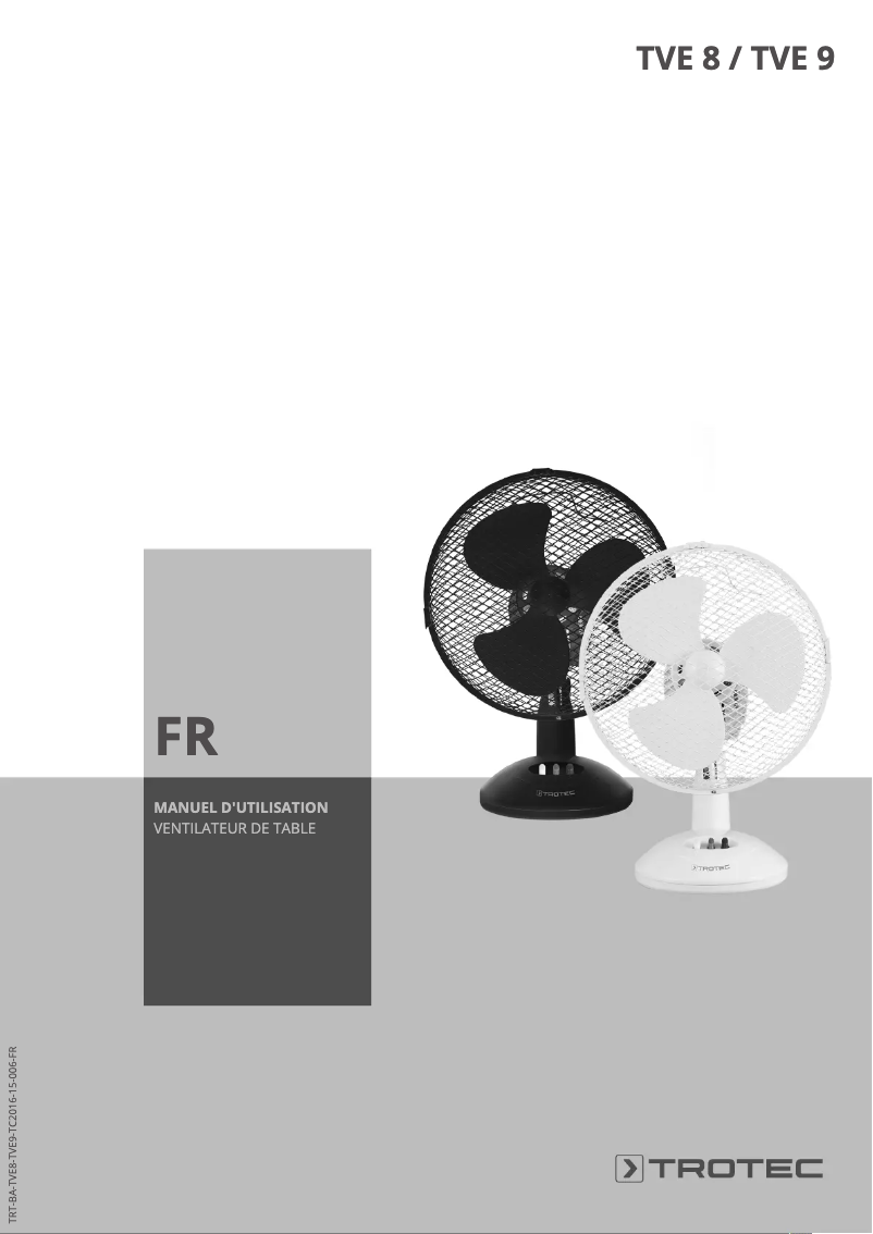 Image de la première page du manuel de l'appareil TVE 8