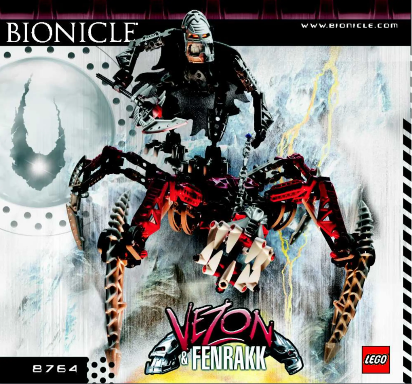 Page 1 de la notice Manuel utilisateur Lego Vezon & Fenrakk