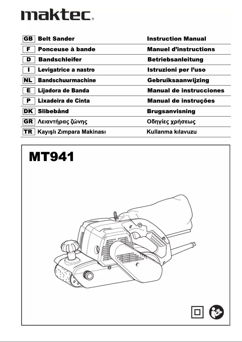Page n°1 - Manuel utilisateur Maktec MT941