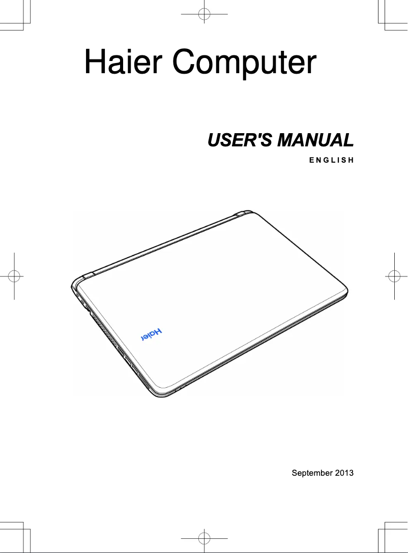 Page 1 de la notice Manuel utilisateur Haier 7G-5H