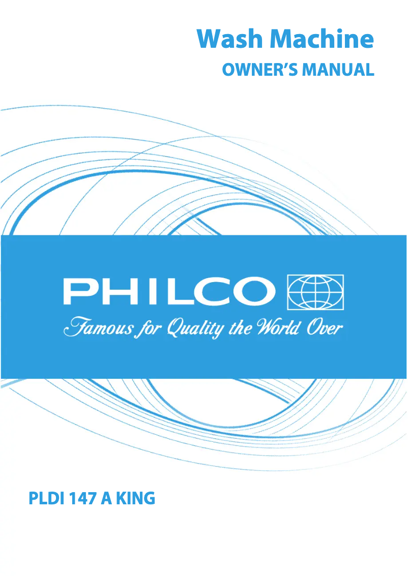Page 1 de la notice Manuel utilisateur Philco PLDI 147 A King
