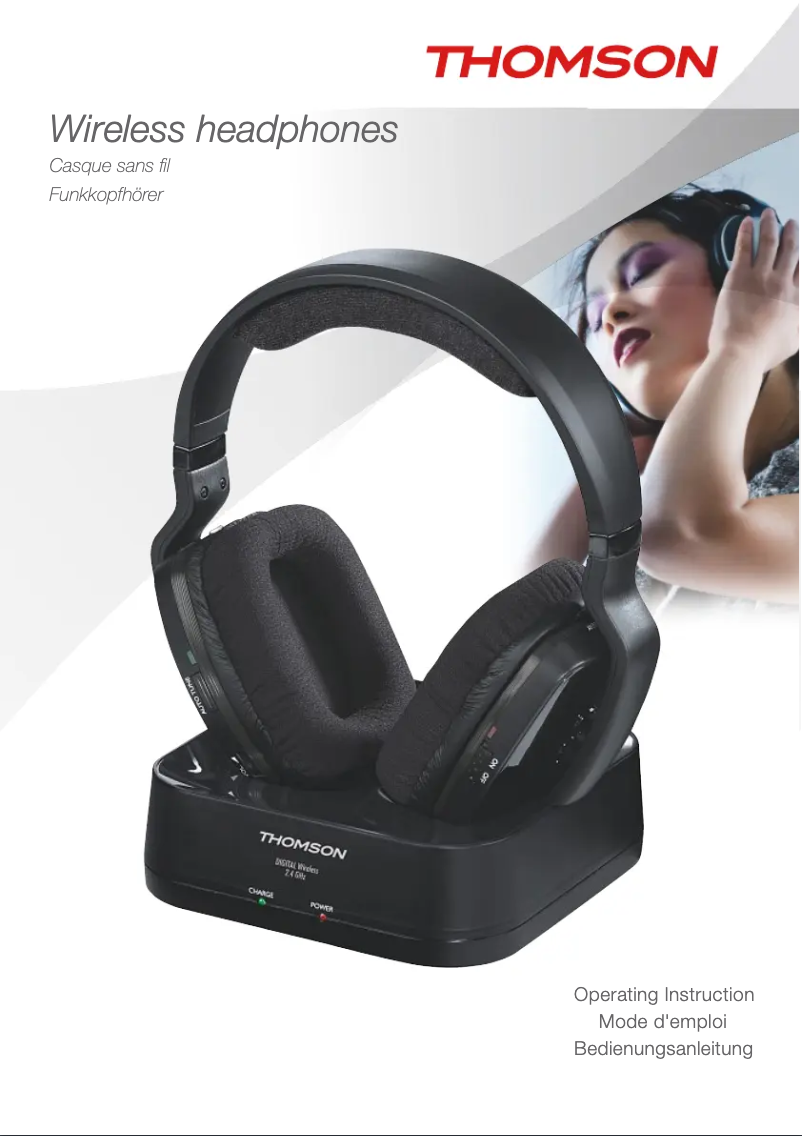 Page 1 de la notice Manuel utilisateur Thomson WHP3315