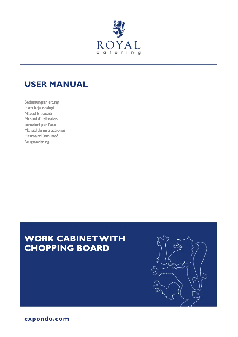 Page 1 de la notice Manuel utilisateur Royal Catering RCBWC-14060