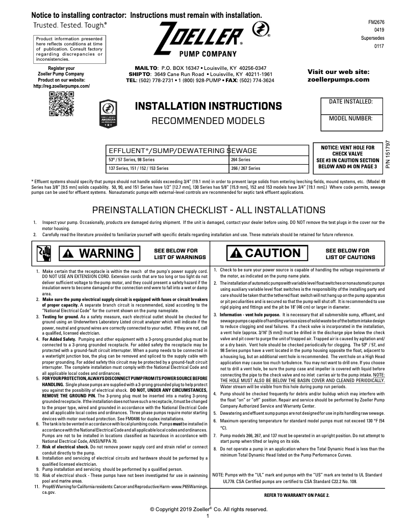 Image de la première page du manuel de l'appareil M98