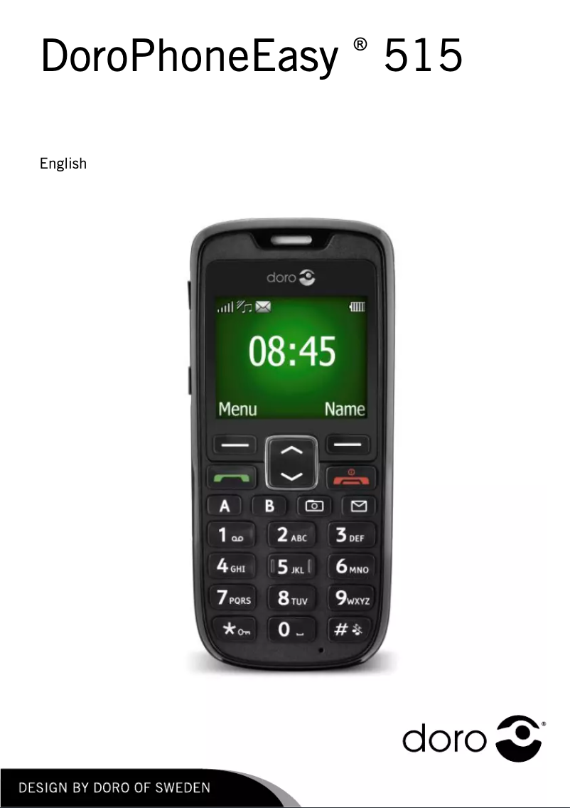 Page 1 de la notice Manuel utilisateur Doro PhoneEasy 515