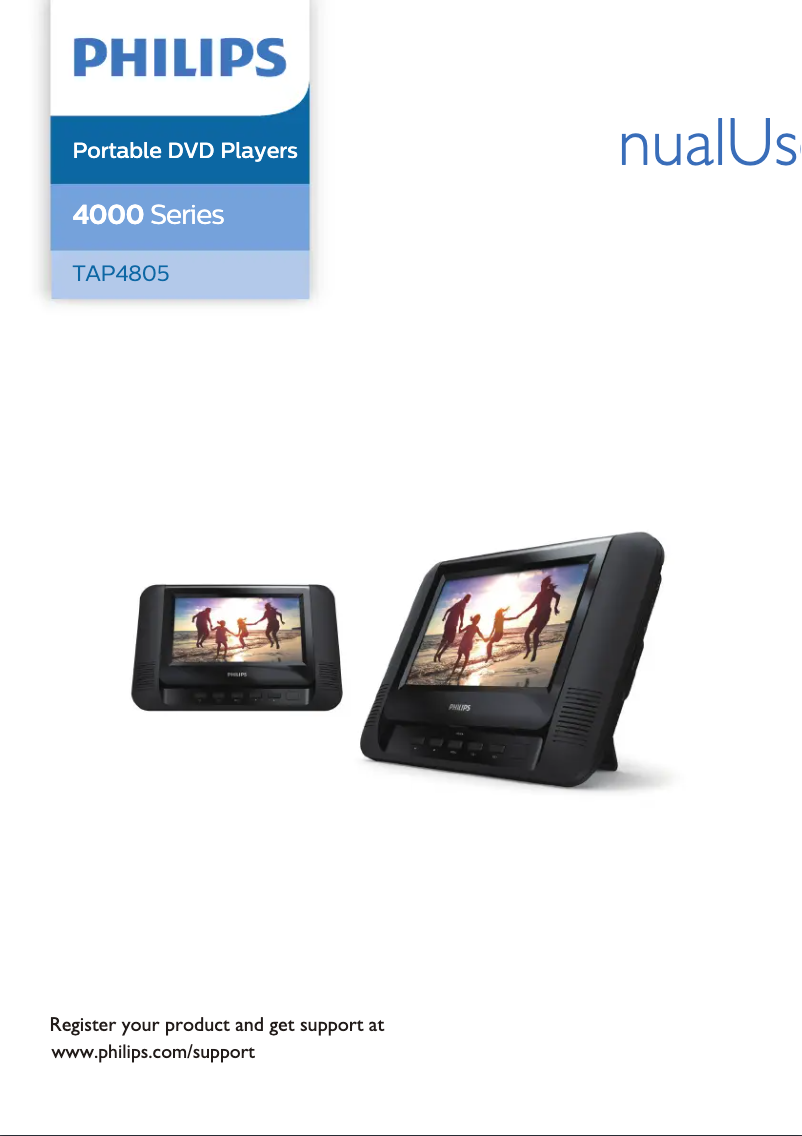 Imagen de la primera página del manual del dispositivo TAP4805