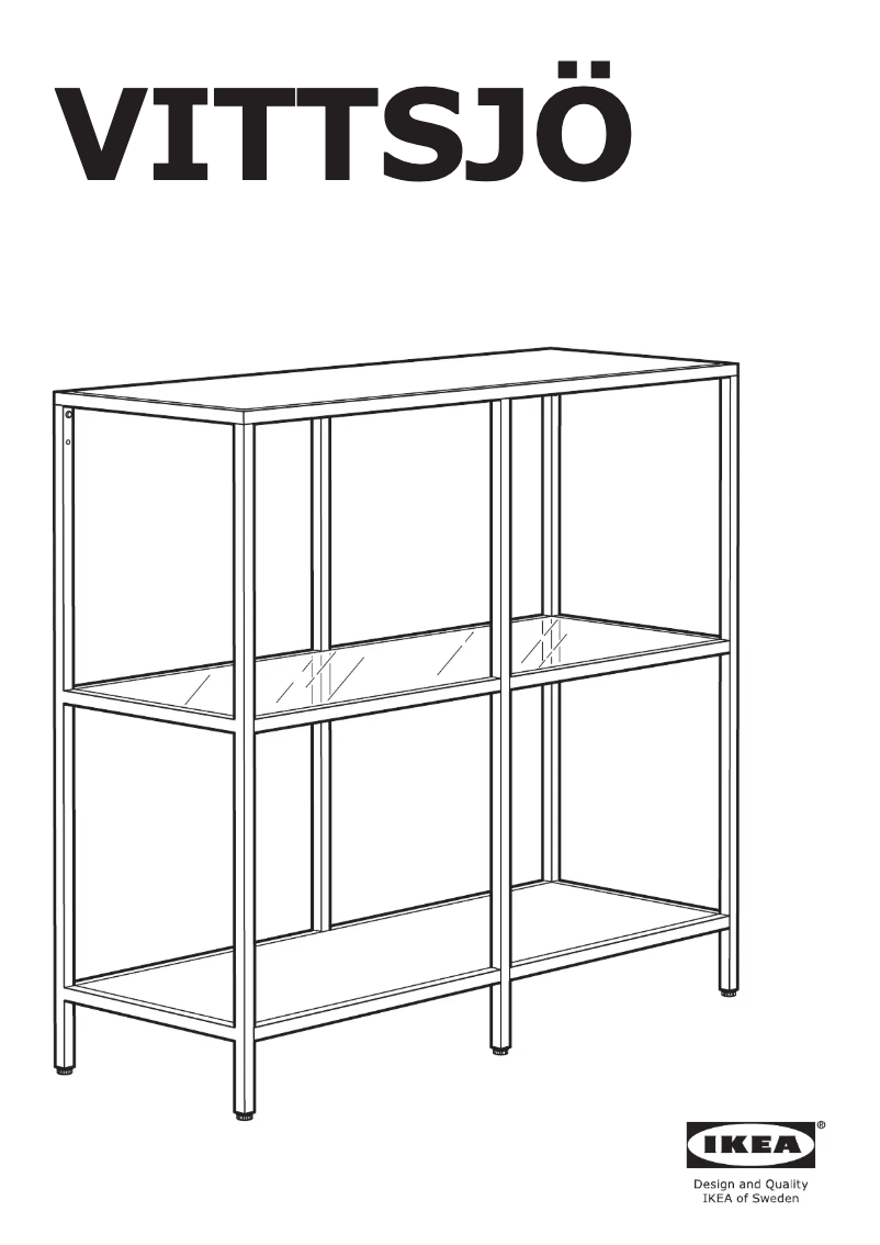 Image de la première page du manuel de l'appareil VITTSJO