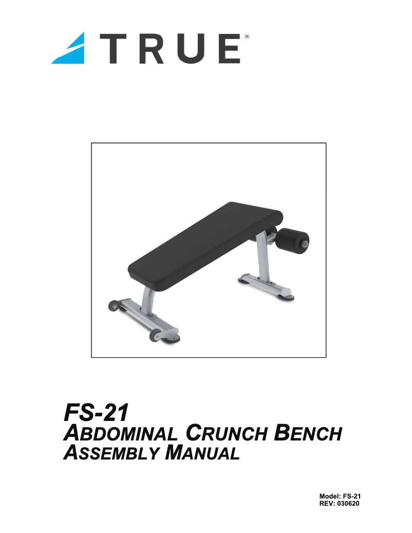 Page 1 de la notice Manuel utilisateur True FS-21