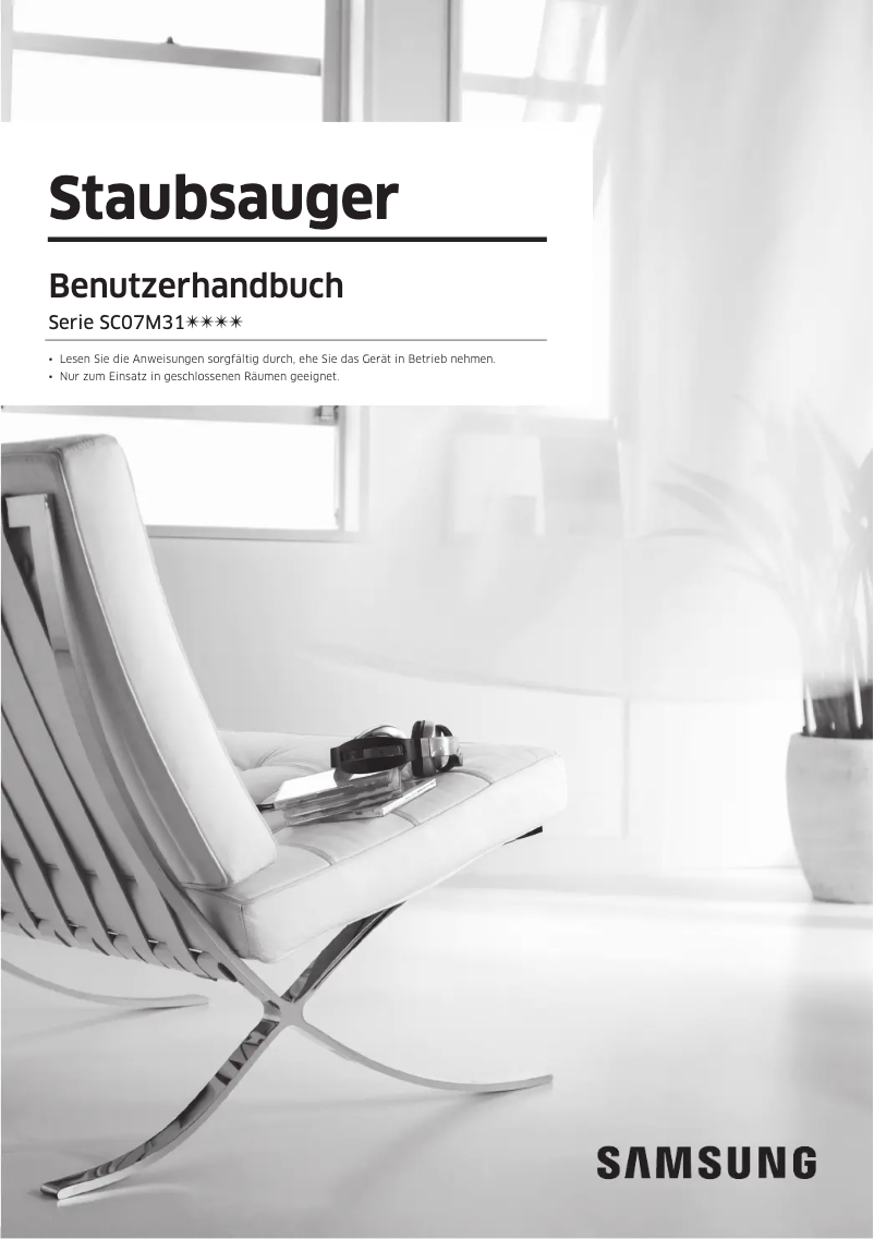 Page n°1 - Manuel utilisateur Samsung VC07M3110VB