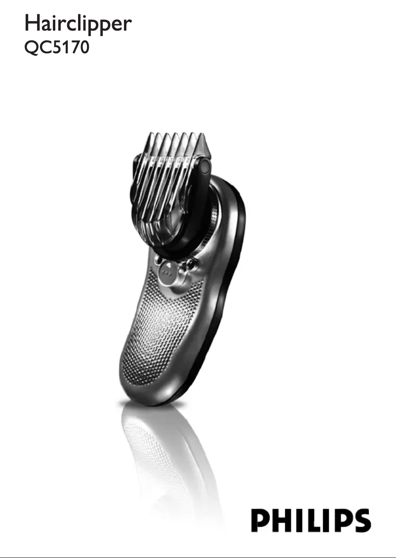 Page 1 de la notice Manuel utilisateur Philips QC5170