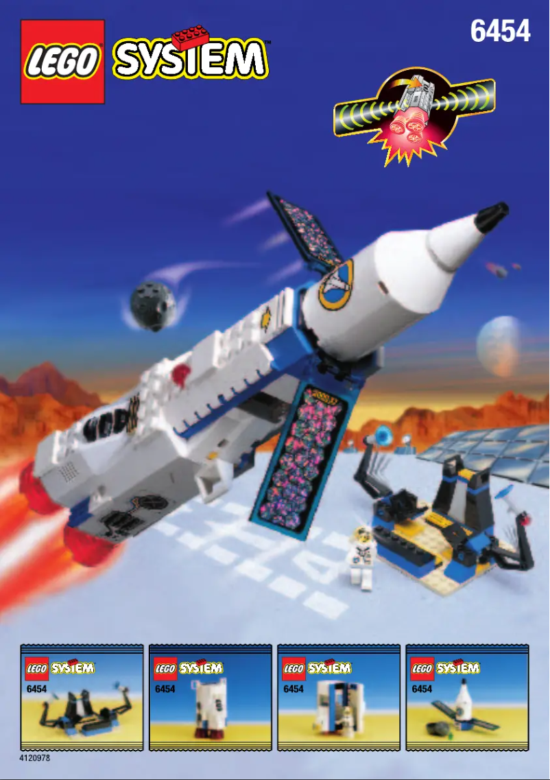 Page 1 of the manual User Manual Lego Space Port Saturn 1