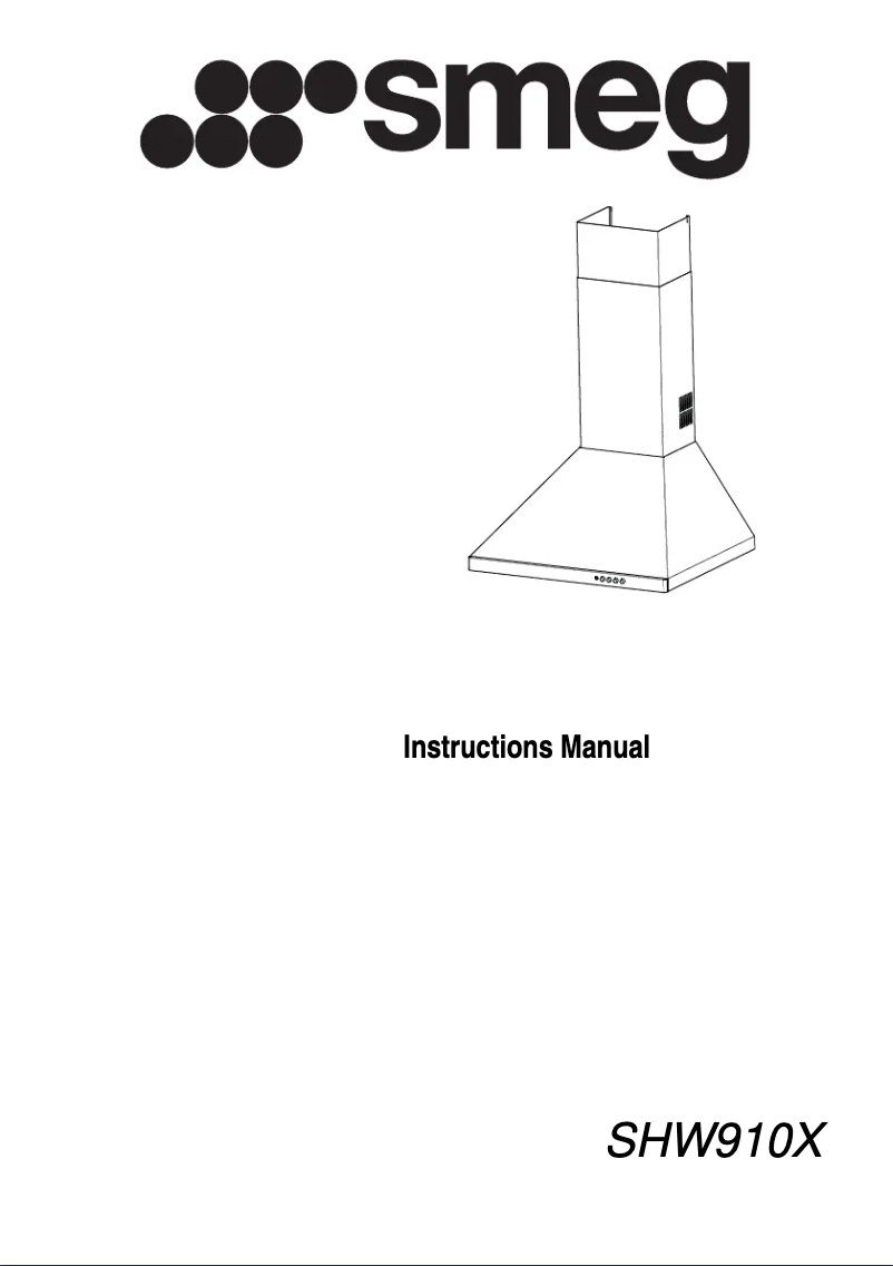Page 1 de la notice Manuel utilisateur Smeg SHW910X