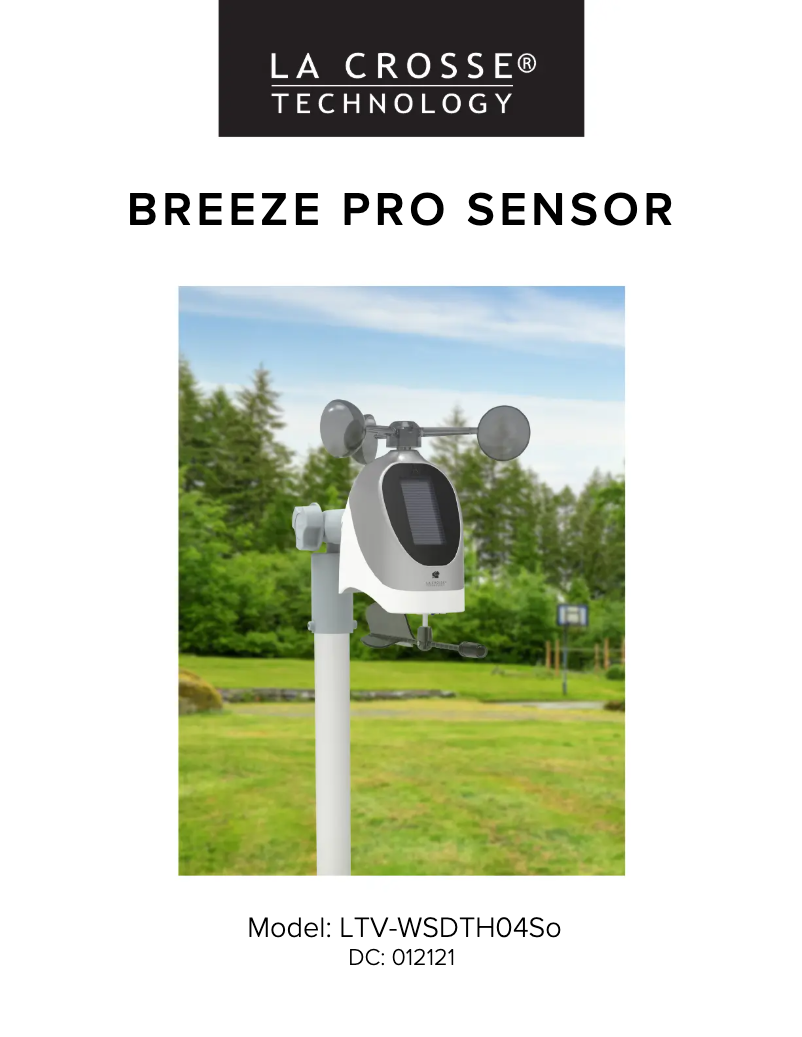 Page n°1 - Manuel utilisateur La Crosse Technology LTV-WSDTH04SO