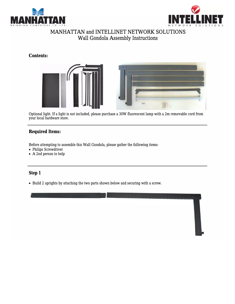 Page n°1 - Manuel utilisateur Manhattan 813501