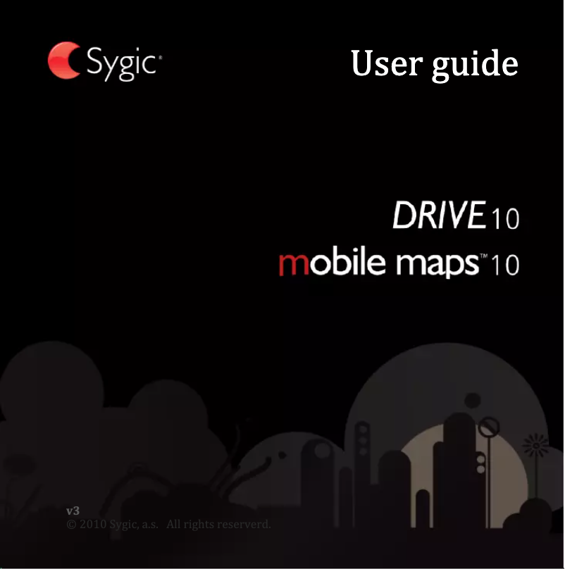 Page n°1 - Manuel utilisateur Sygic Mobile maps 10