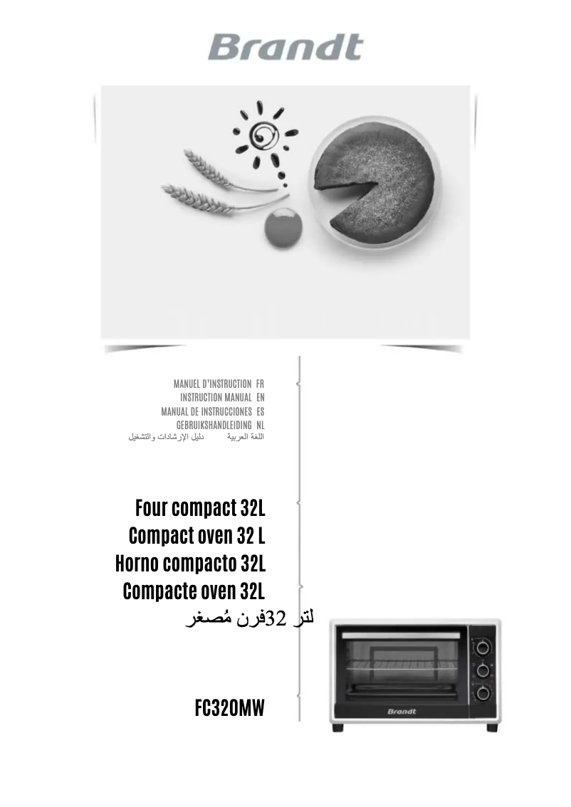 Página 1 del manual Manual de usuario Brandt FC320MW
