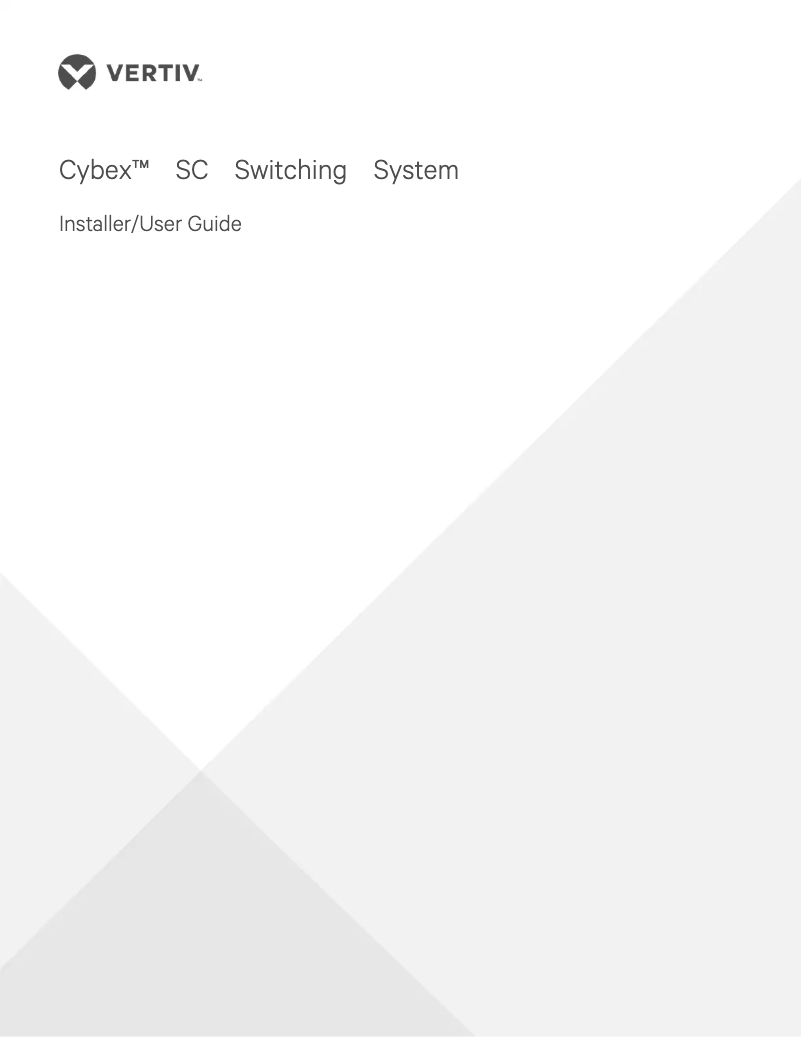 Page n°1 - Manuel utilisateur Avocent Cybex SC 945DP