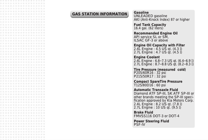 Página 1 del manual Manual de usuario Kia Optima (2009)