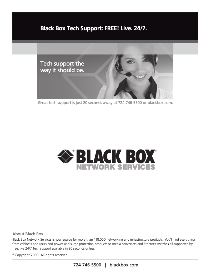 Page n°1 - Manuel utilisateur Black Box WAP-300BGN