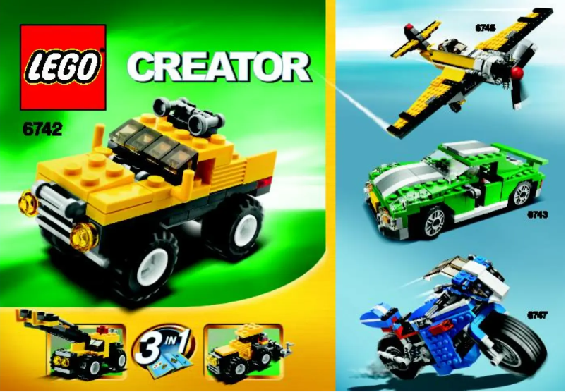 Page n°1 - Manuel utilisateur Lego Mini Off-roader