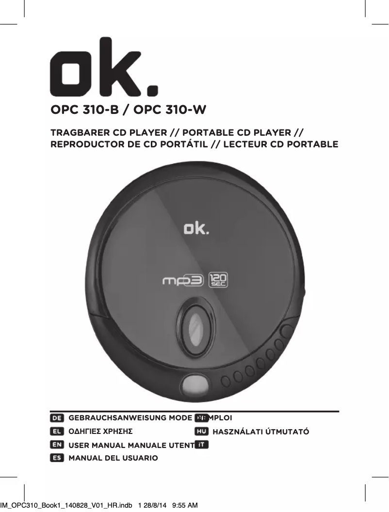 Página 1 del manual Manual de usuario OK OPC 310-W