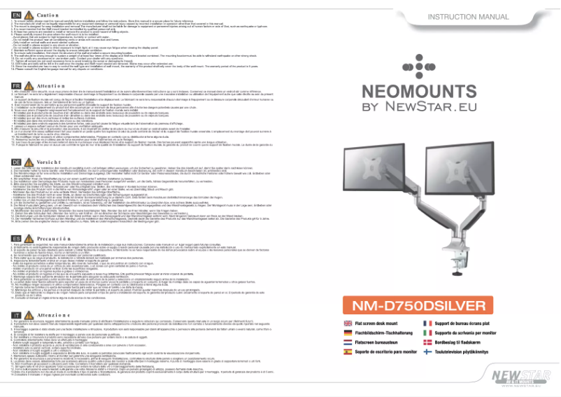 Image de la première page du manuel de l'appareil NM-D750DWHITE