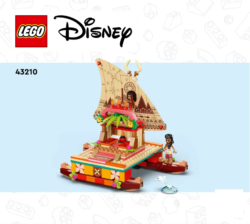Page n°1 - Manuel utilisateur Lego Disney 43210