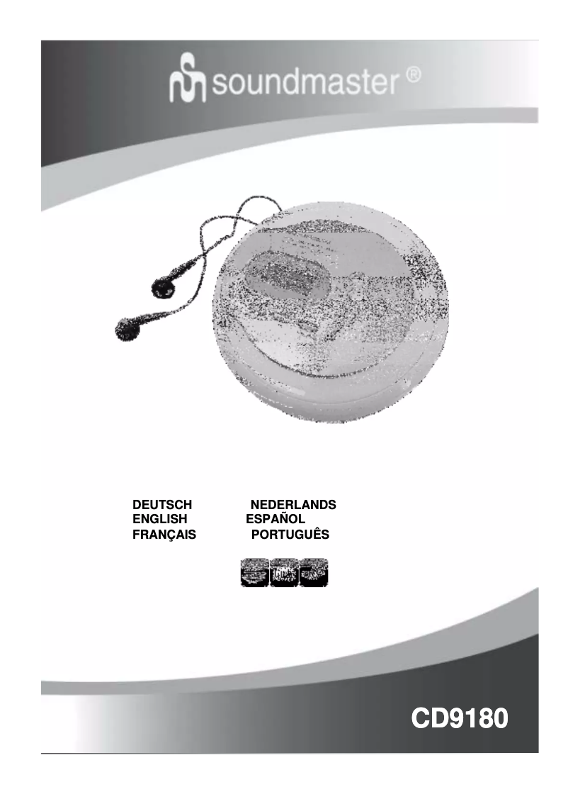 Image de la première page du manuel de l'appareil CD9180