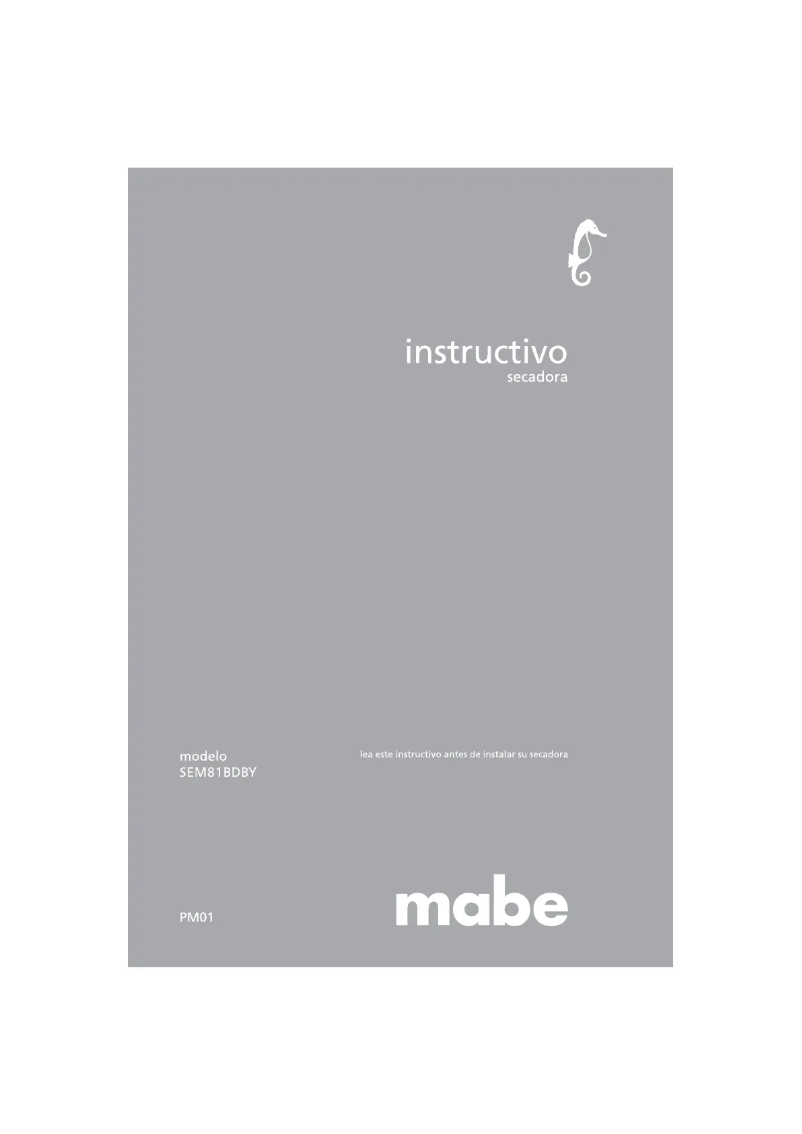 Image de la première page du manuel de l'appareil SEM81BDBY