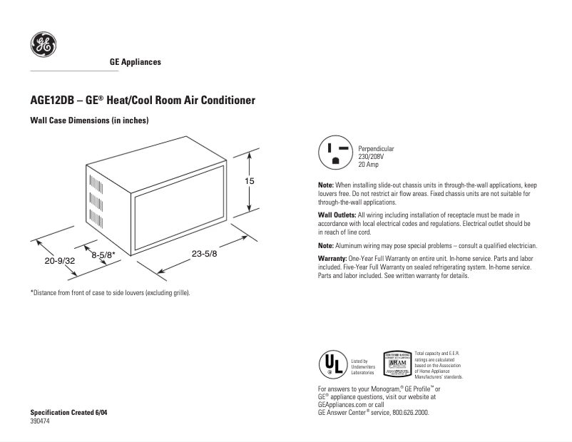 Image de la première page du manuel de l'appareil A12DB