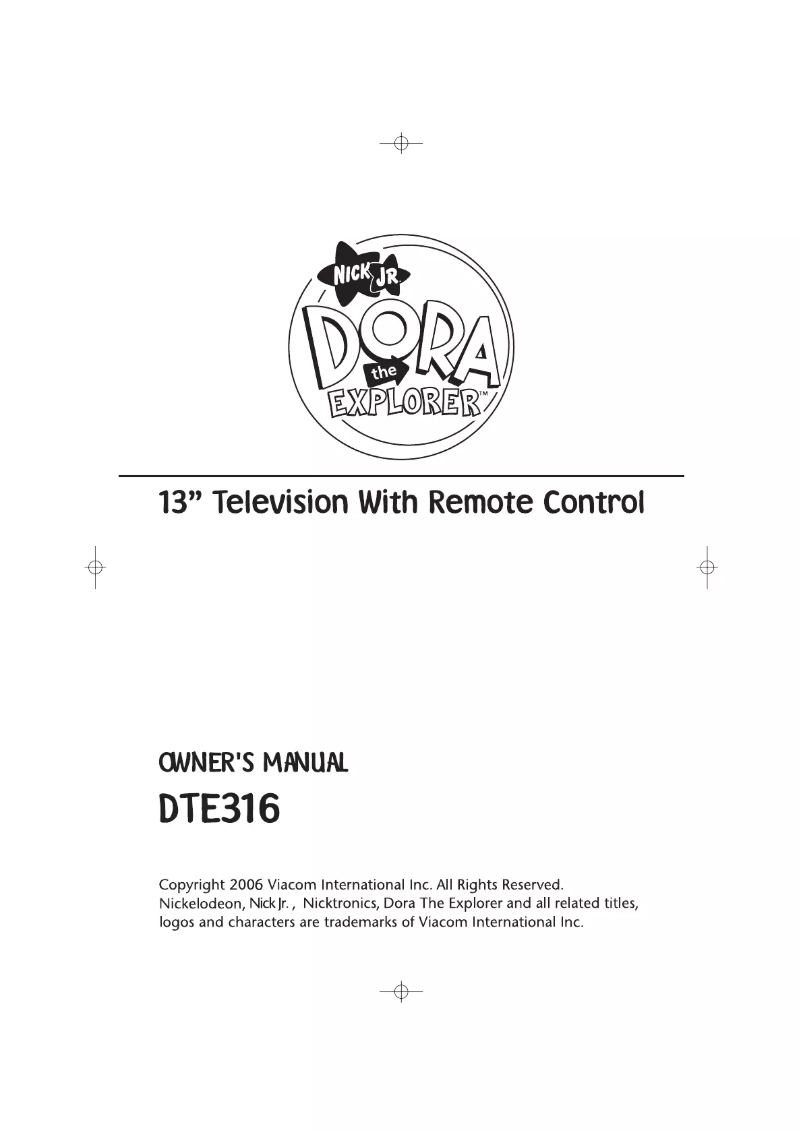 Image de la première page du manuel de l'appareil DTE316