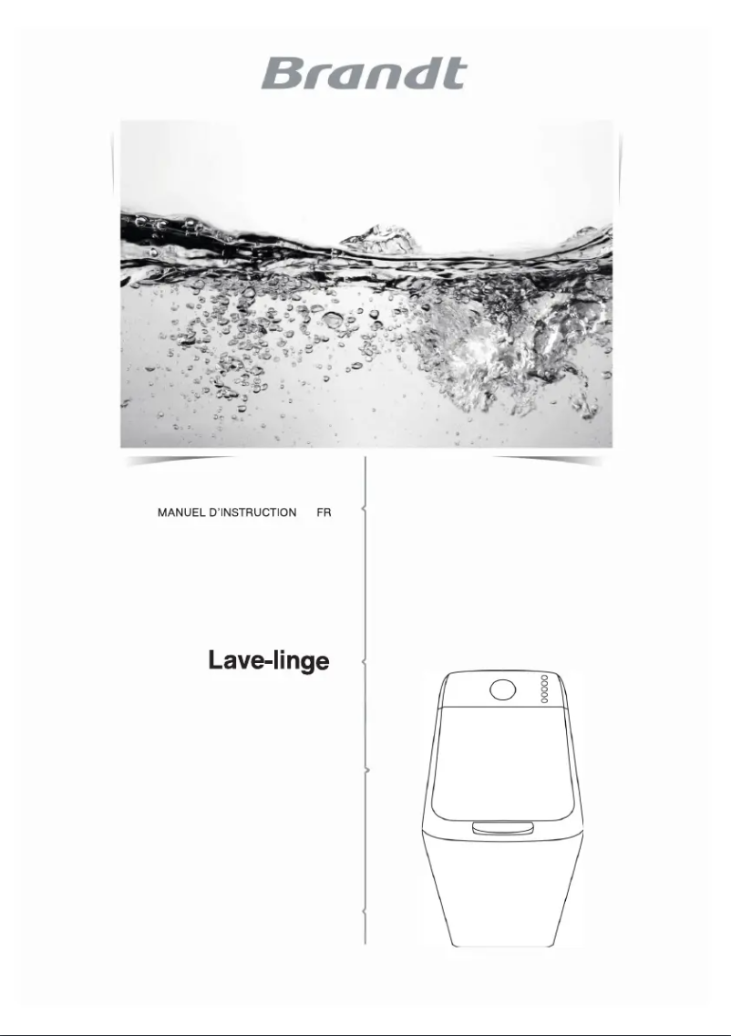 Page 1 de la notice Manuel utilisateur Brandt BT16022