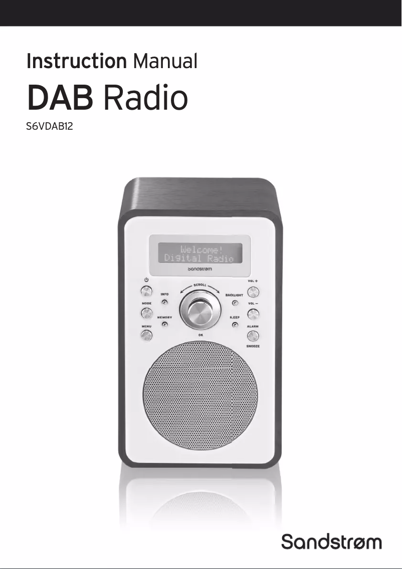 Imagen de la primera página del manual del dispositivo S6VDAB12