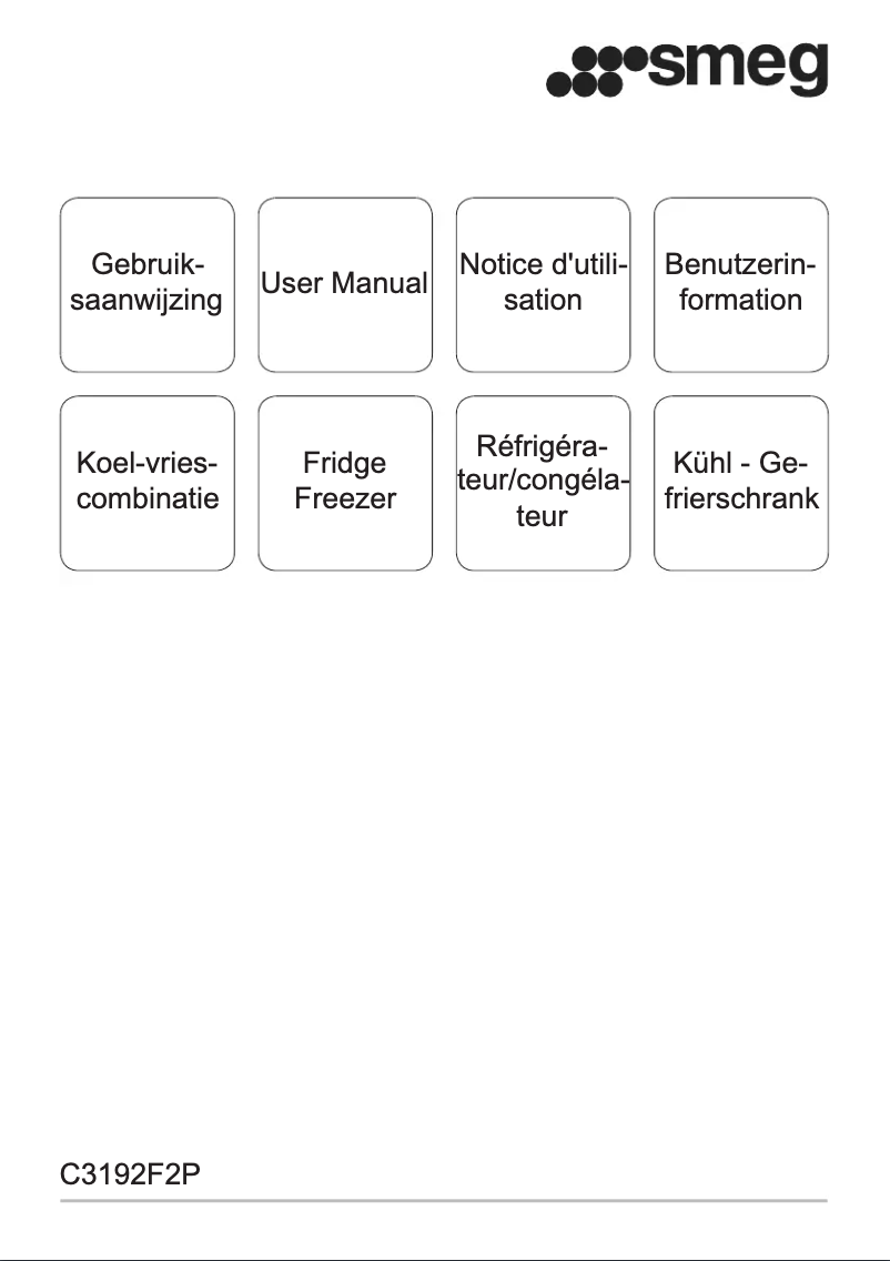 Page n°1 - Mode d'emploi Smeg C3192F2P