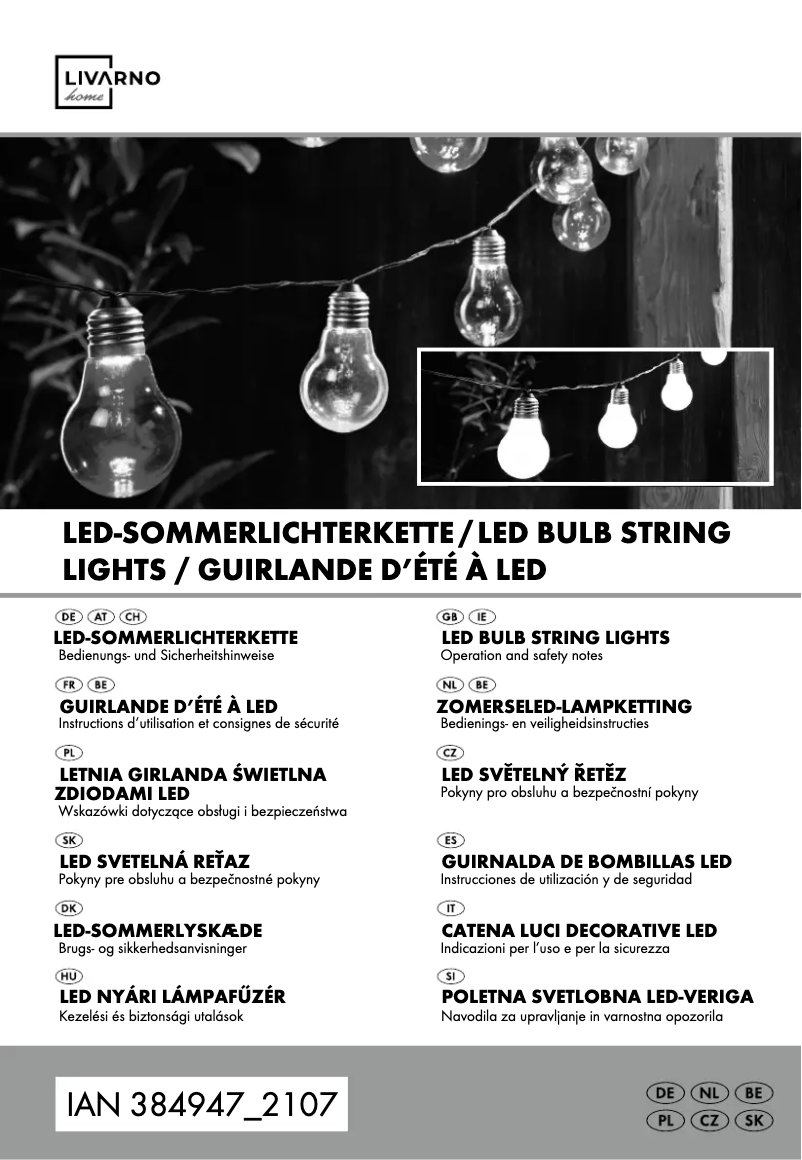 Page n°1 - Manuel utilisateur Livarno Lux HG06008A