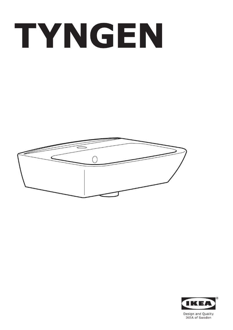 Image de la première page du manuel de l'appareil TYNGEN