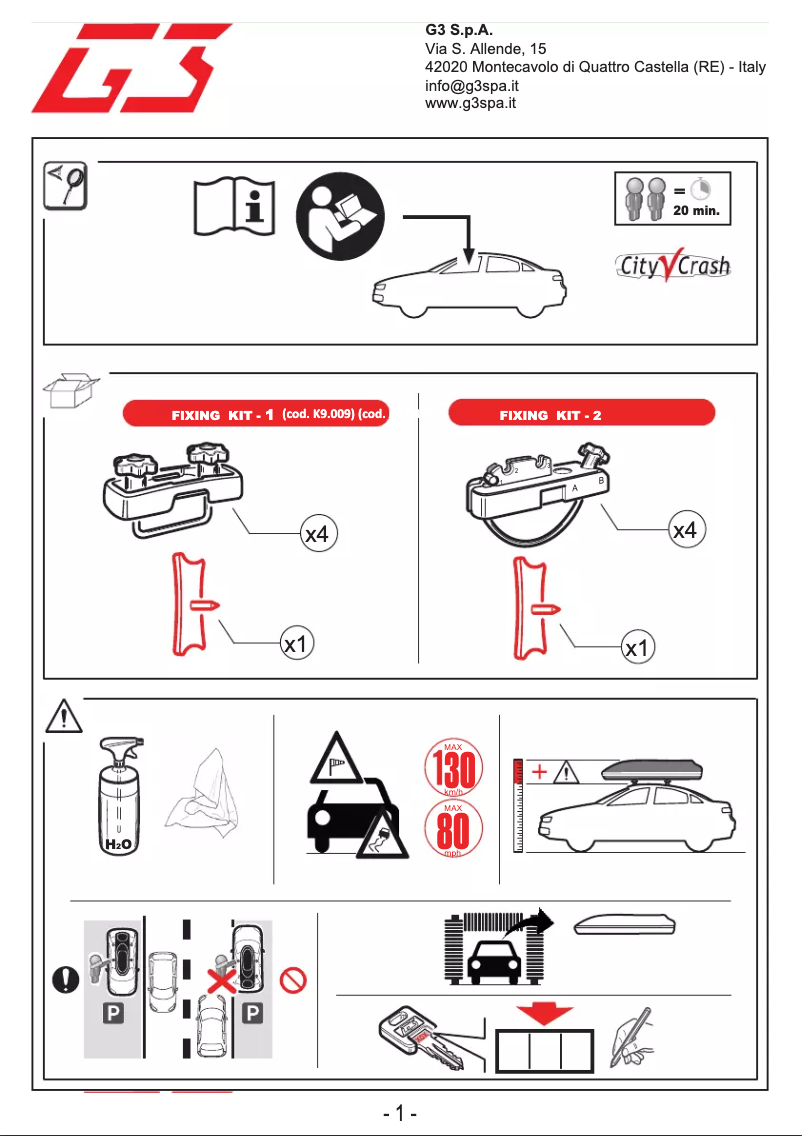 Image de la première page du manuel de l'appareil Spark.eco 520