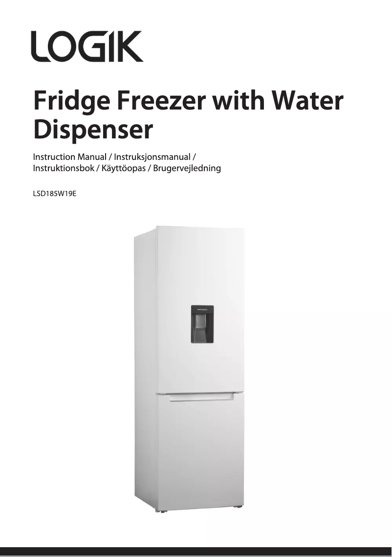 Imagen de la primera página del manual del dispositivo LSD185W19E