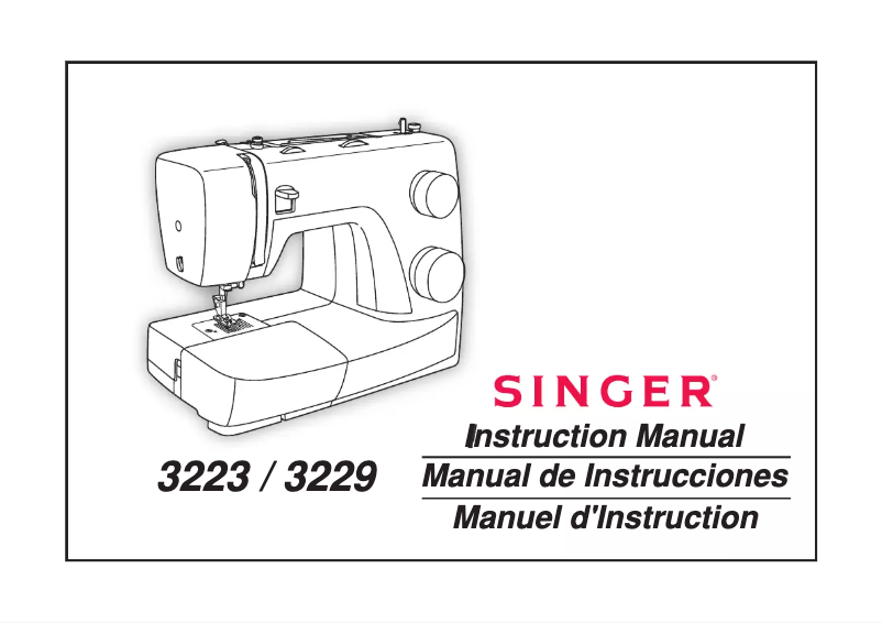 Page 1 de la notice Manuel utilisateur Singer Simple 3229