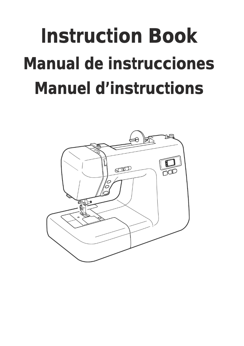 Page 1 de la notice Manuel utilisateur Janome DC2011
