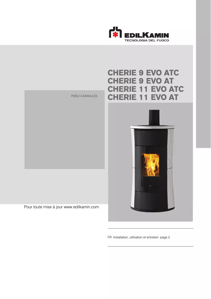 Image de la première page du manuel de l'appareil CHERIE 9 EVO ATC