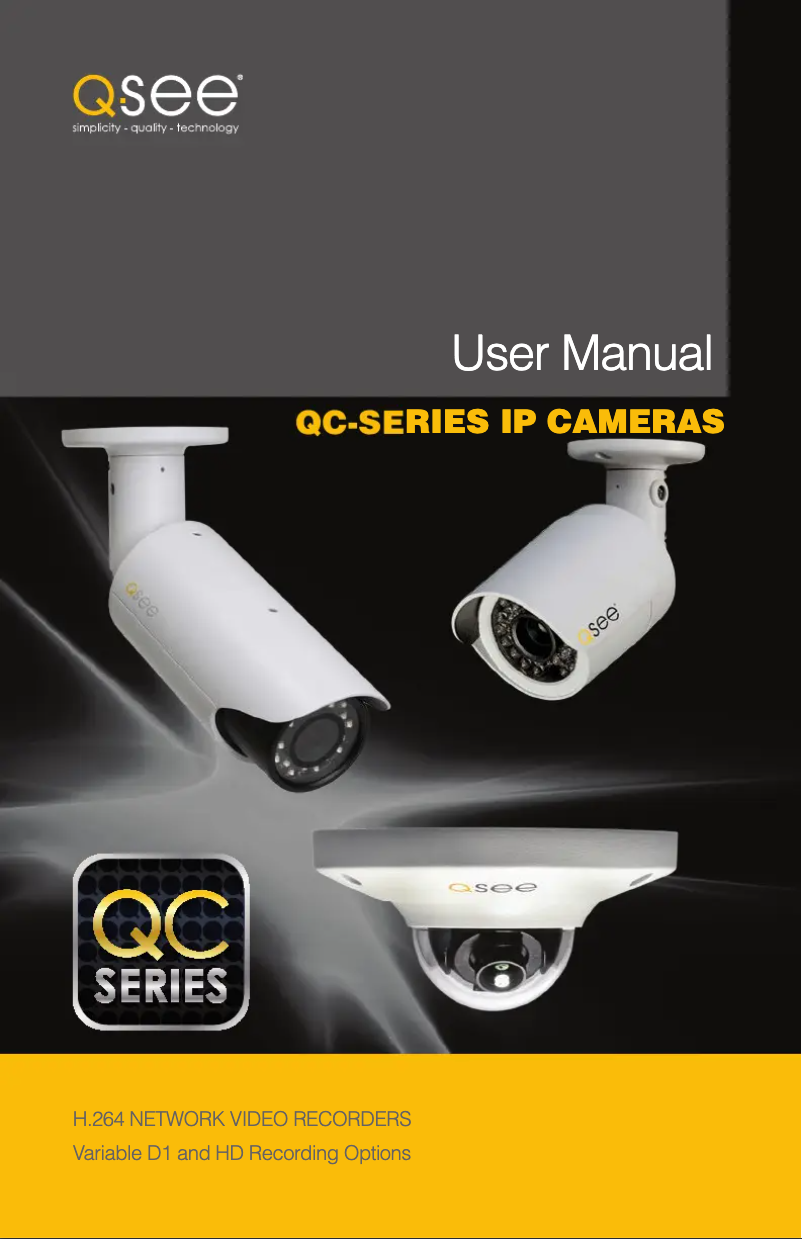 Page n°1 - Manuel utilisateur Q-See QCN8010Z