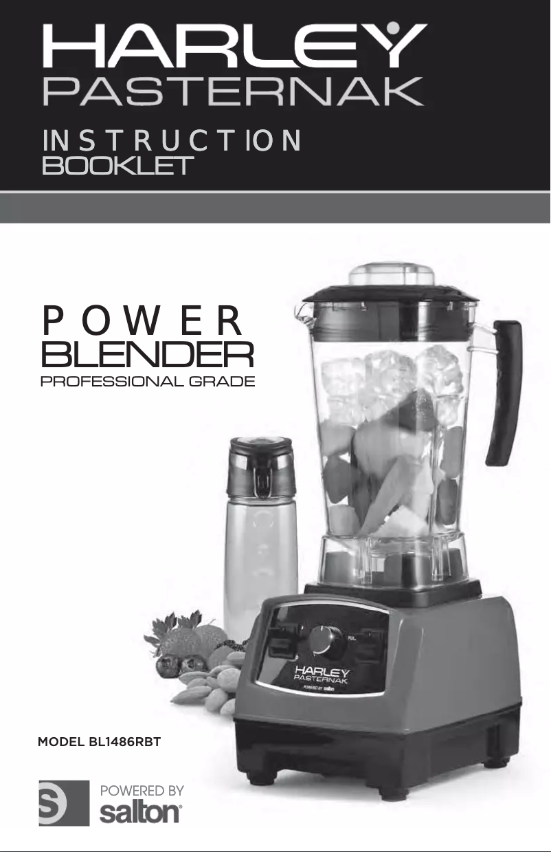 Page 1 de la notice Manuel utilisateur Harley Pasternak BL1486RBT
